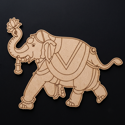 Cartoon elephant 8 MDF Cutout