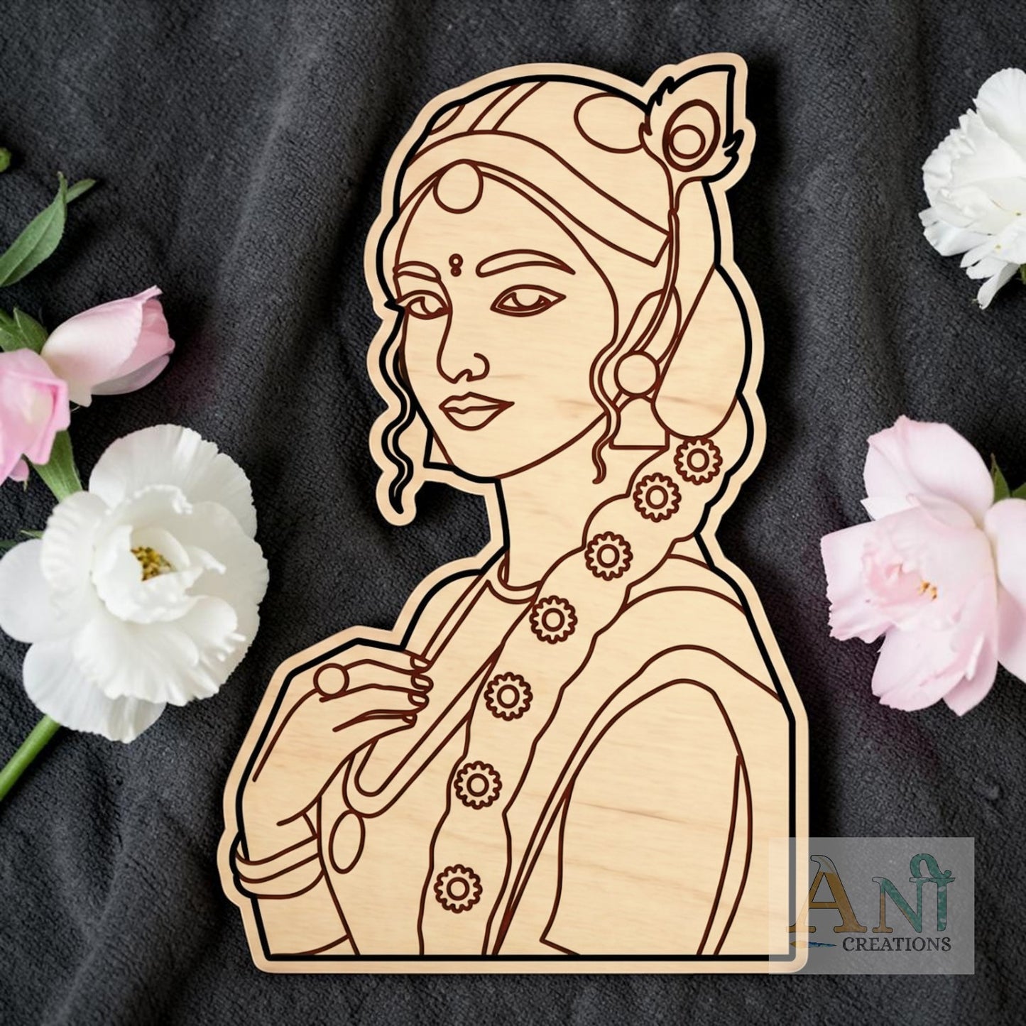 Radha ji 3 MDF cutout