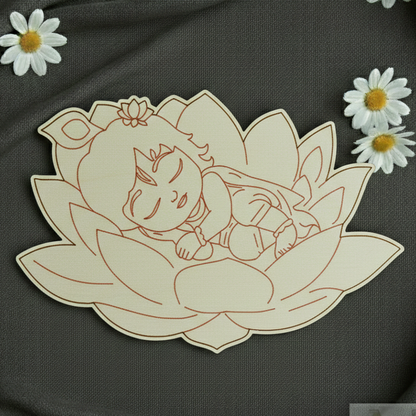 Baby krishna 3 MDF cutout