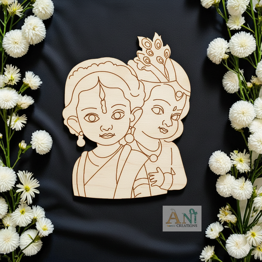 Radha krishna 7 MDF Cutout