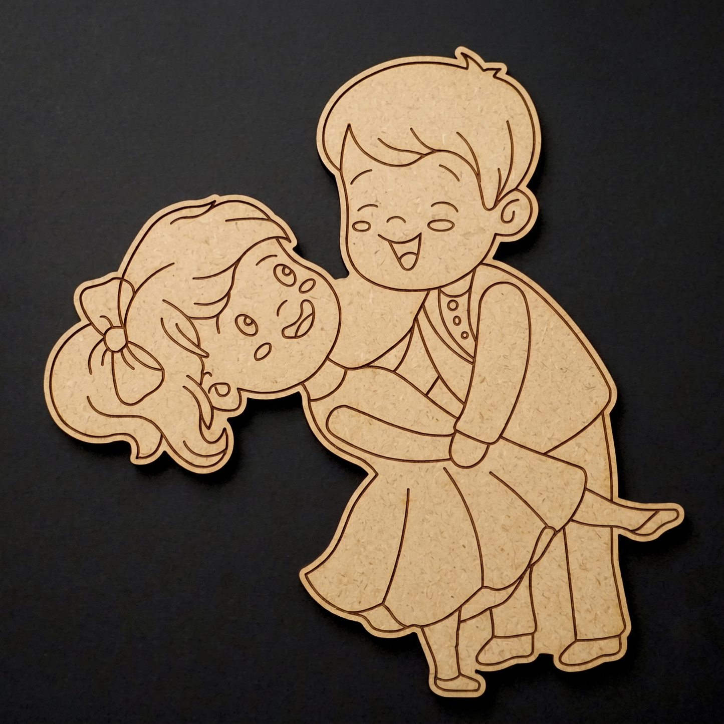 Couple 10 MDF Cutout