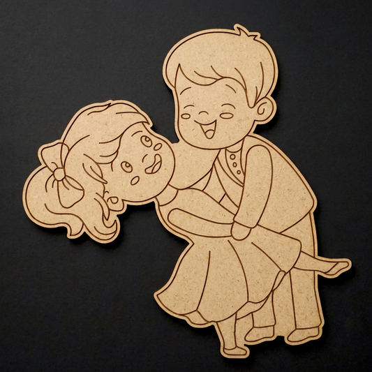 Couple 10 MDF Cutout