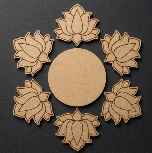 MDF Rangoli Base 51