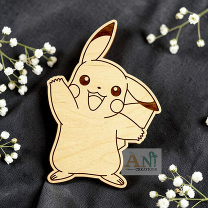 Pikachu cartoon  MDF Cutout