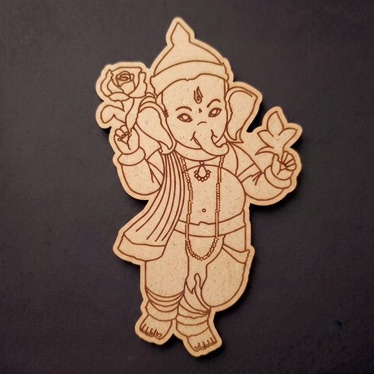 Ganesh ji 23 MDF Cutout