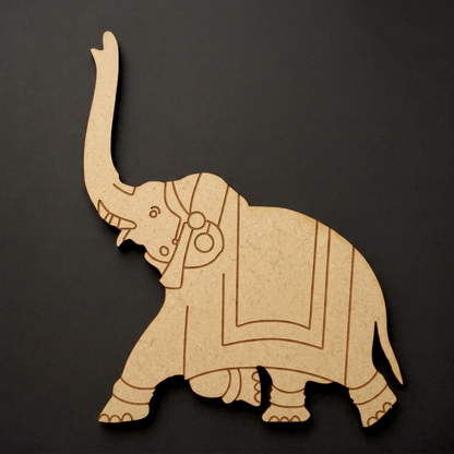 Cartoon elephant 9 MDF Cutout