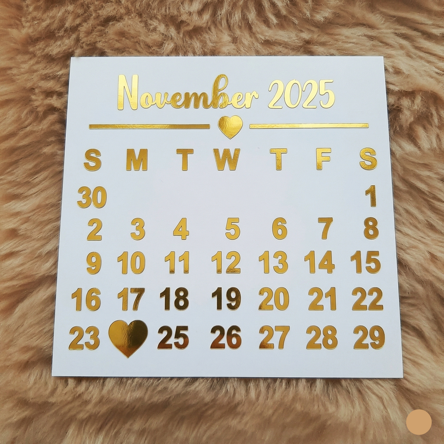 Only Calendar sticker Vinyl
