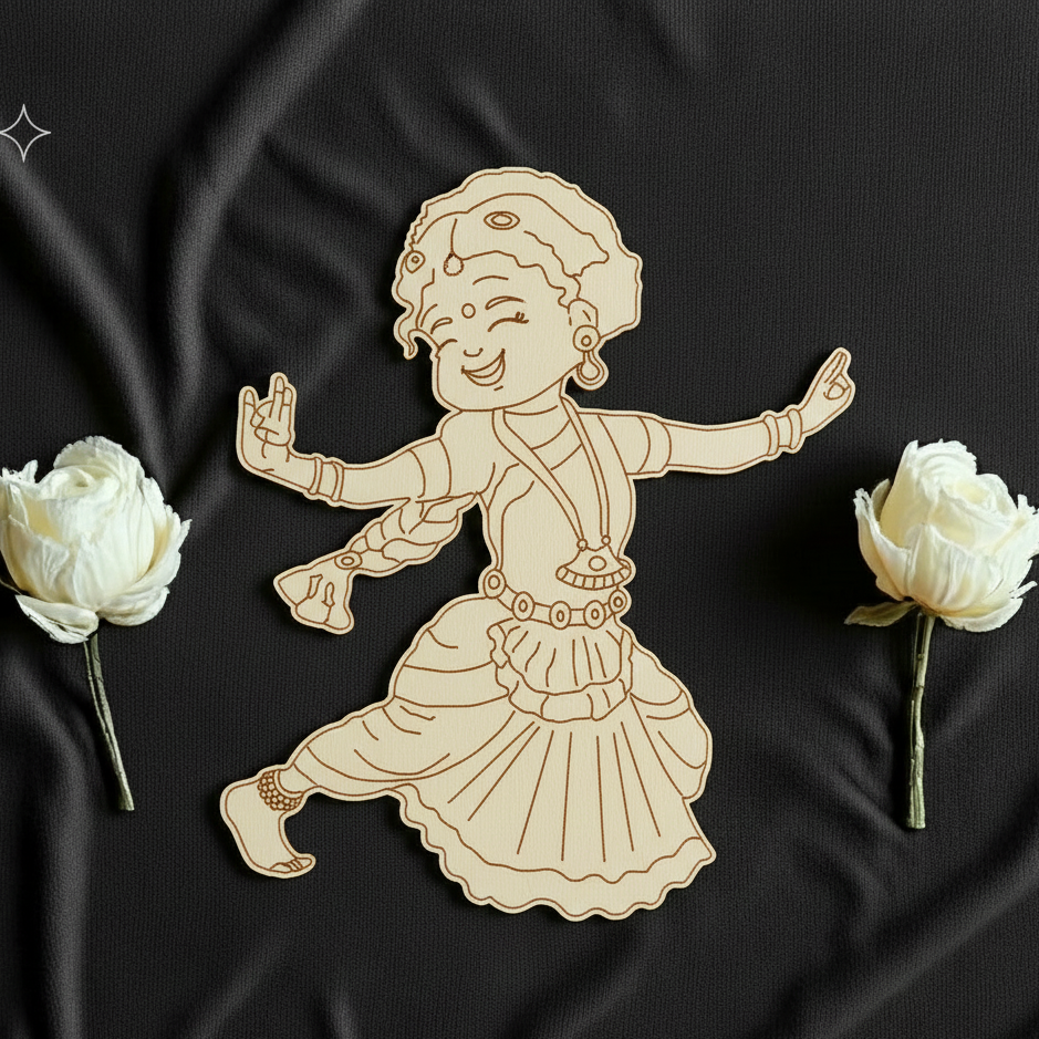 Dancing Lady 1 Mdf Cutout