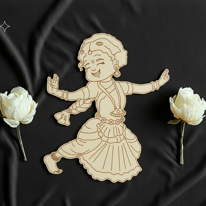 Dancing Lady 1 Mdf Cutout