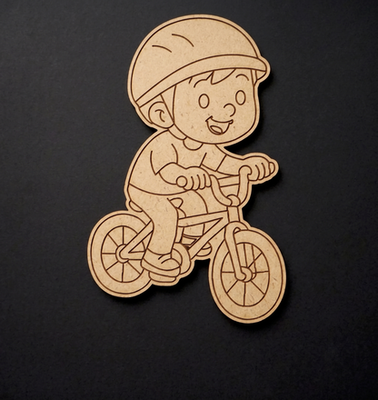 Kids Playing 7 MDF Cutout