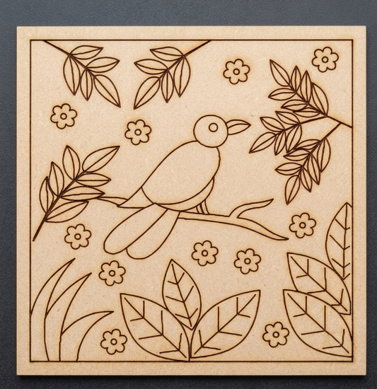 Bird MDF Premarked