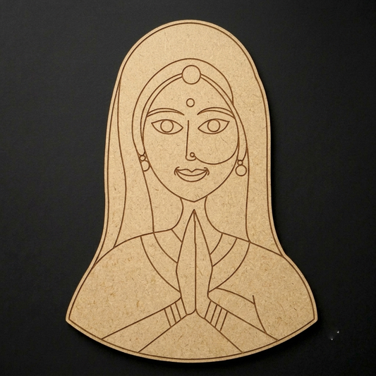 Padharo saa Woman 1 MDF Cutout