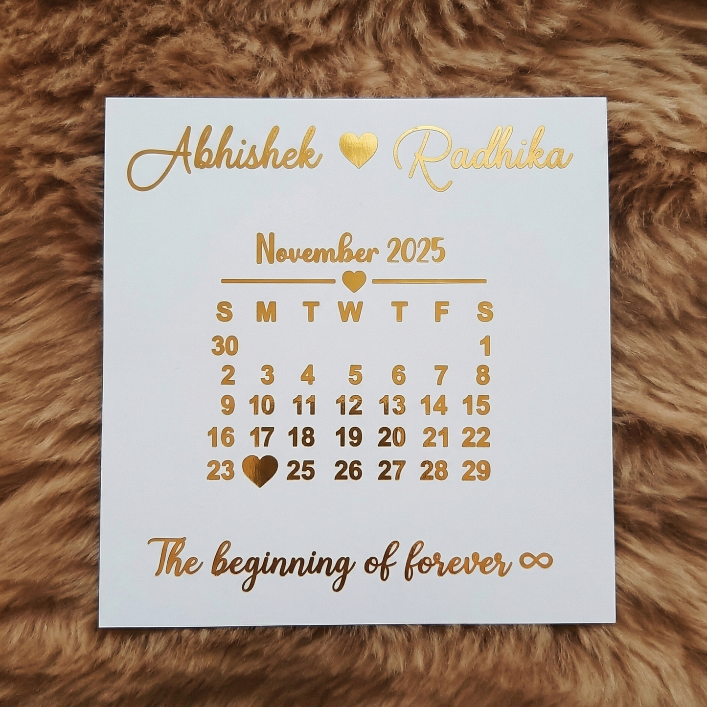 Calendar photo frame sticker