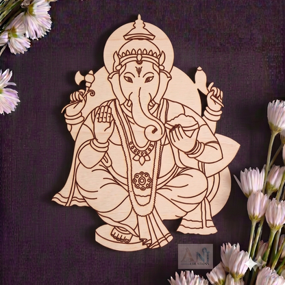 Ganesh ji 22 MDF Cutout
