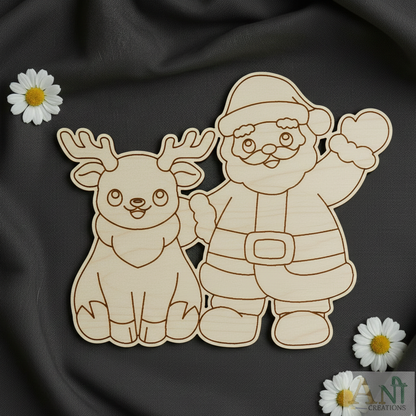 Santa Claus Christmas Pre Marked 6