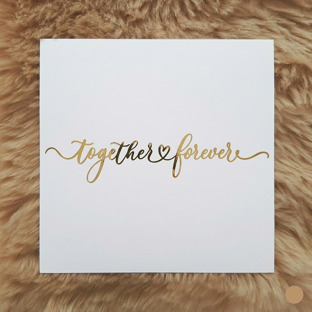 Together forever vinyl sticker