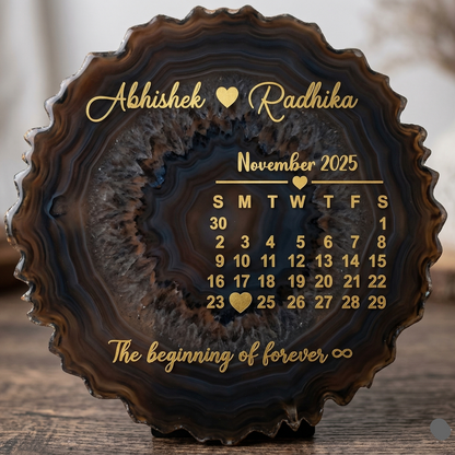 Calendar photo frame sticker