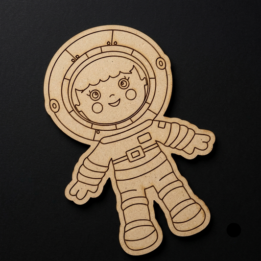 Astronaut 01 MDF Cutout