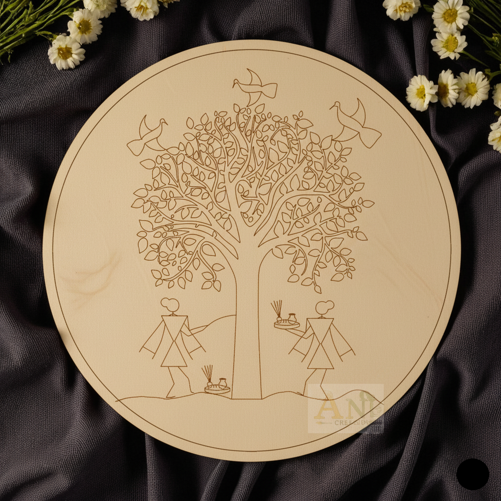 Warli 2 MDF Premarked