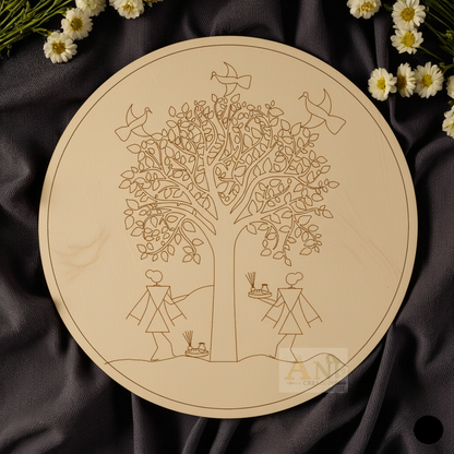 Warli 2 MDF Premarked