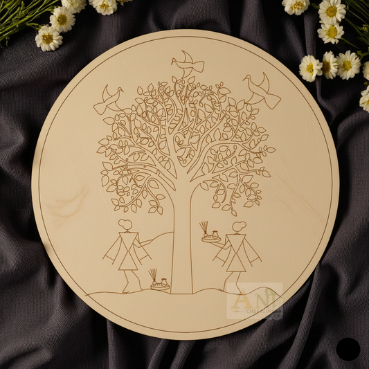 Warli 2 MDF Premarked