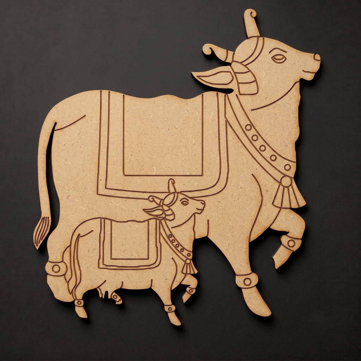 Cow calf 2 MDF Cutout