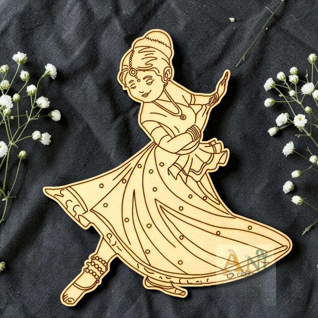 Dancing Lady 17 Mdf Cutout