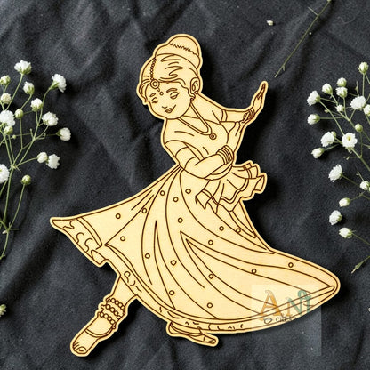 Dancing Lady 17 Mdf Cutout