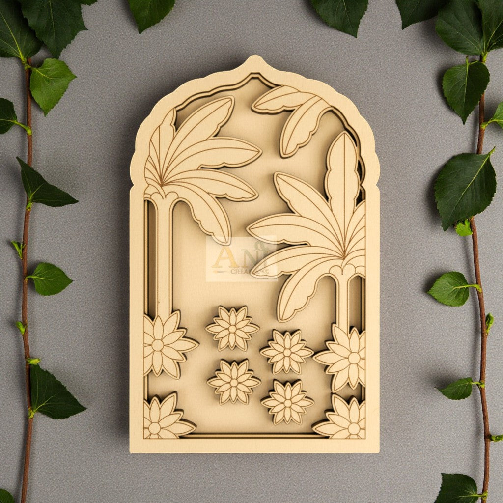 MDF Double Layer tree Jharokha 21