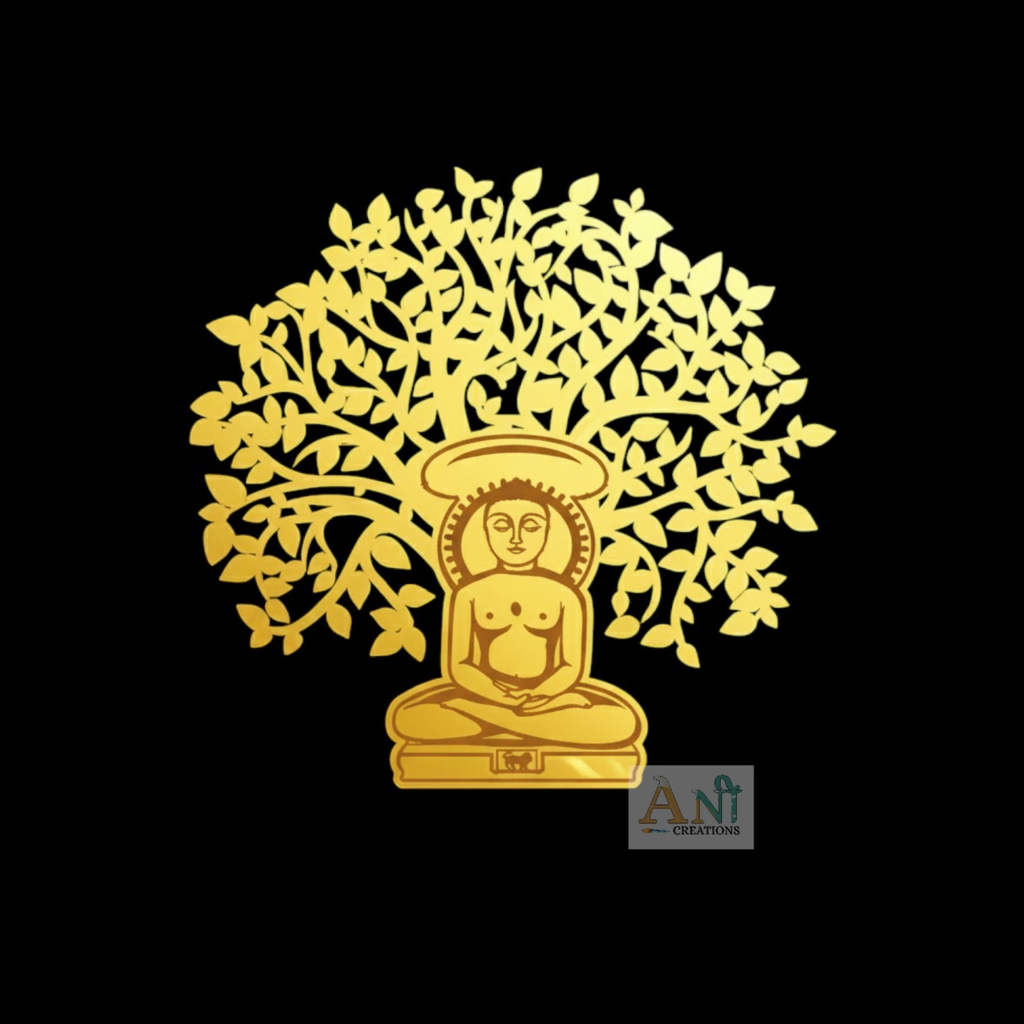 Engraved Kalpvruksh Acrylic Cutout 2