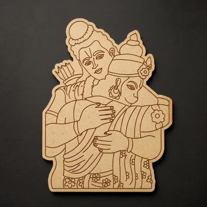 Ram hanuman MDF Cutout