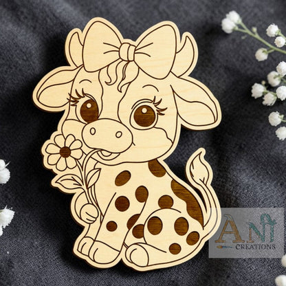 Cow Calf 6 MDF Cutout