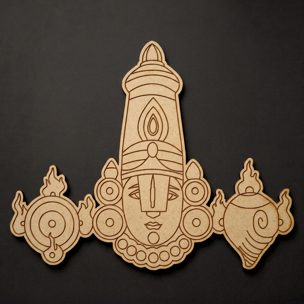Tirupati Balaji 2 MDF Cutout