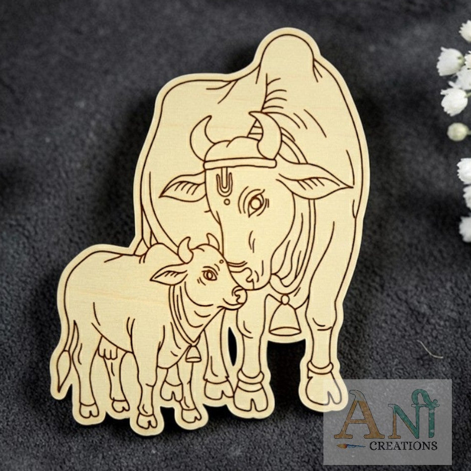 Cow Calf 4 MDF Cutout