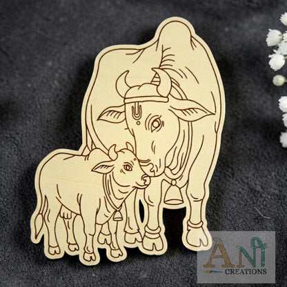Cow Calf 4 MDF Cutout