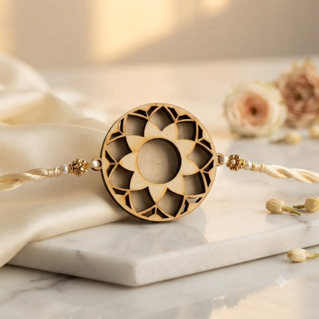 Rakhi Cutout MDF Design 9