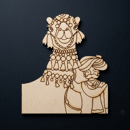 Rajasthani man 4 MDF Cutout