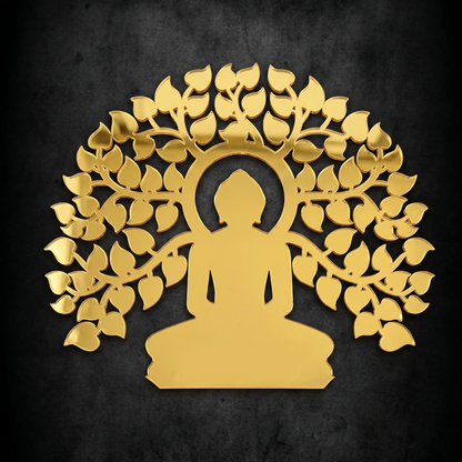 Bhagwan with tree acrylic cutout 2