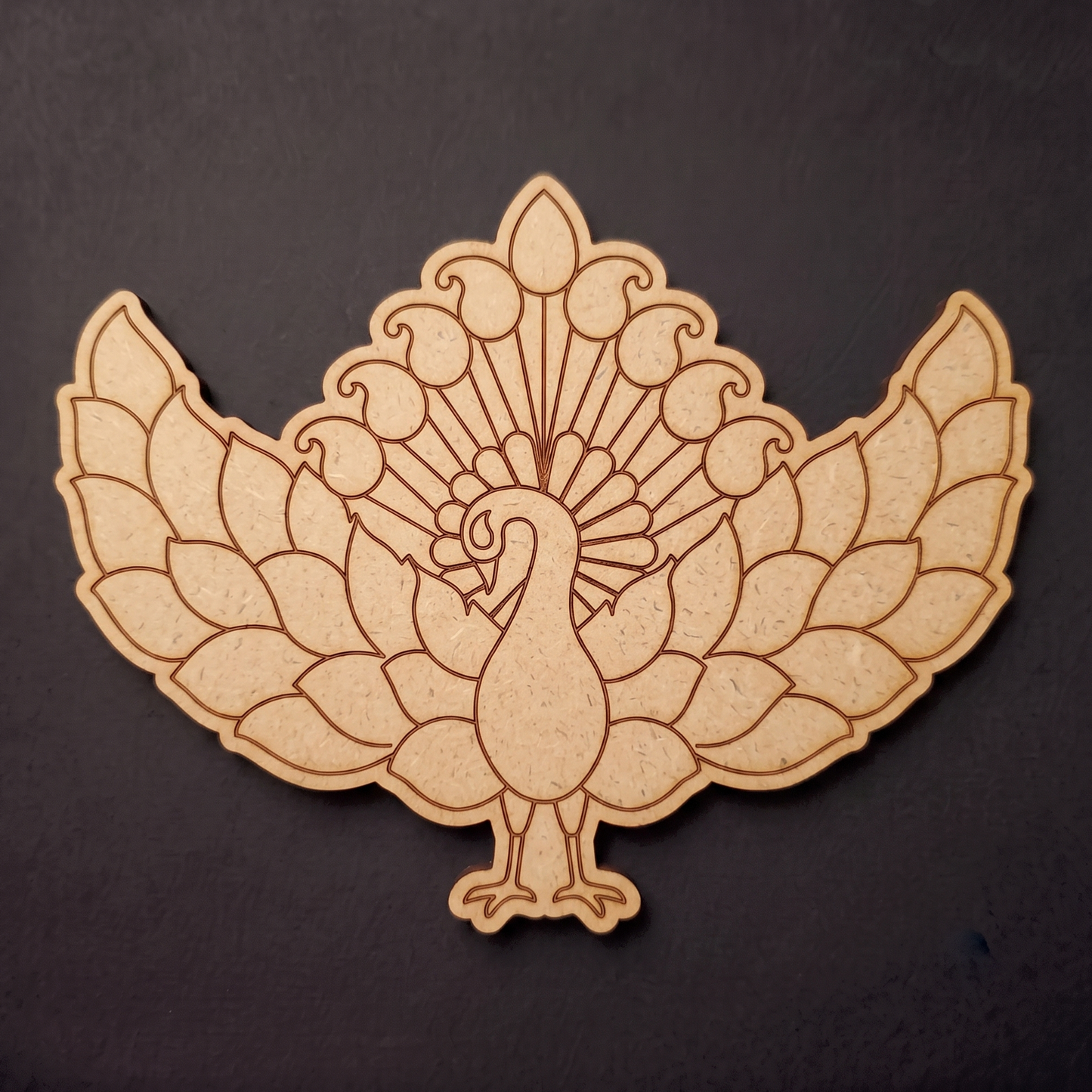 Peacock 4 MDF Cutout