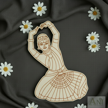 Dancing Lady 7 Mdf Cutout