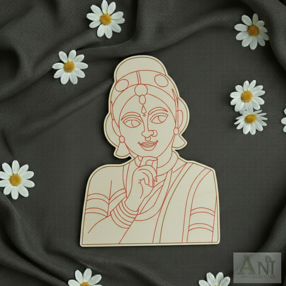 Dancing Lady 12 Mdf Cutout