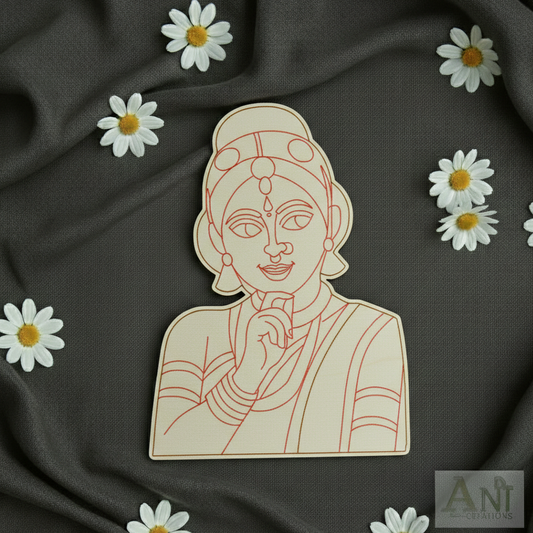 Dancing Lady 12 Mdf Cutout