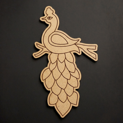 Peacock 3 MDF Cutout