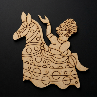 Rajasthani man 3 MDF Cutout