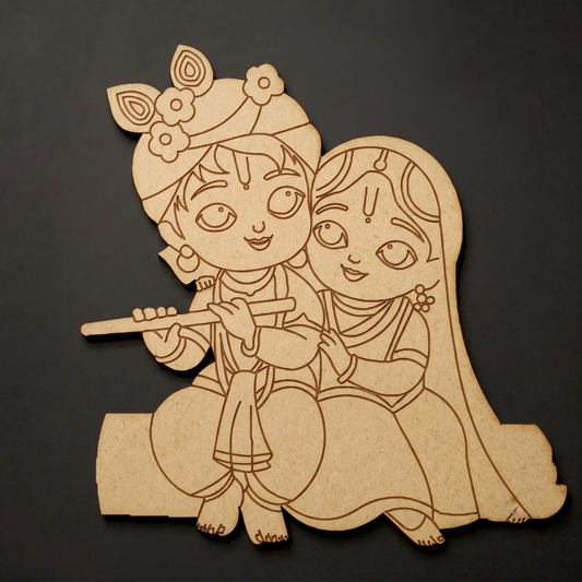 Radha krishna 2 MDF Cutout