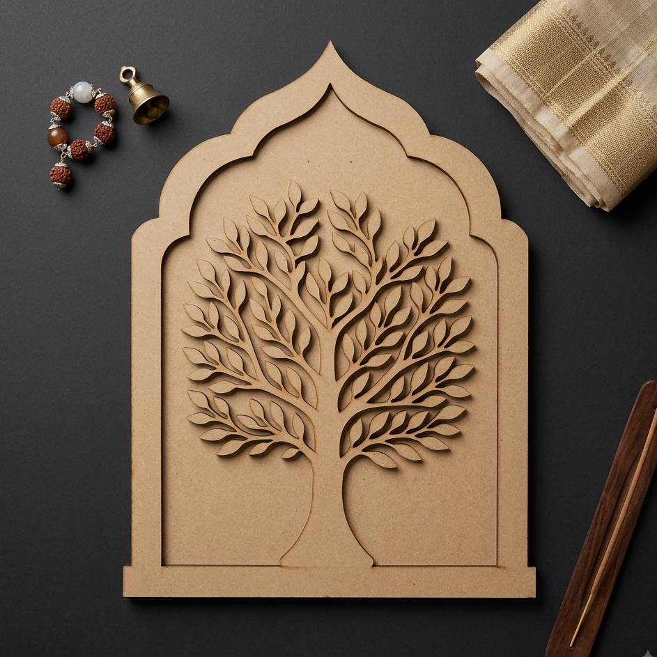 MDF Double Layer tree  Jharokha 26