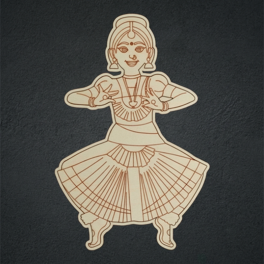 Dancing Lady 6 Mdf Cutout