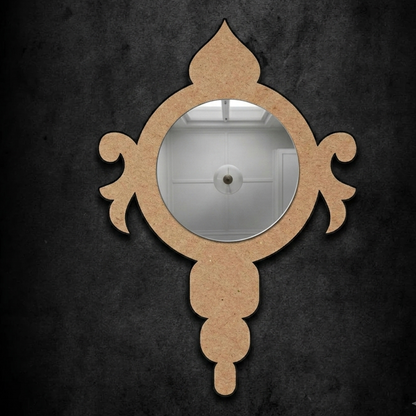 Hand Mirror MDF Cutout 1