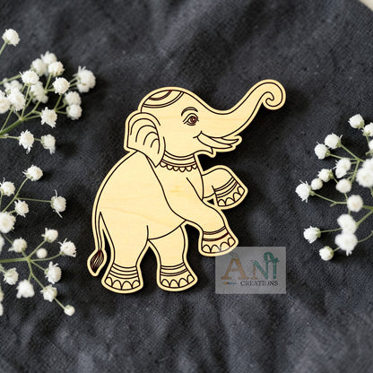 Cartoon elephant 5 MDF Cutout