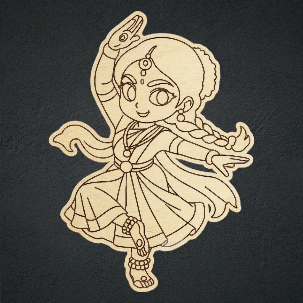Dancing Lady 18 Mdf Cutout